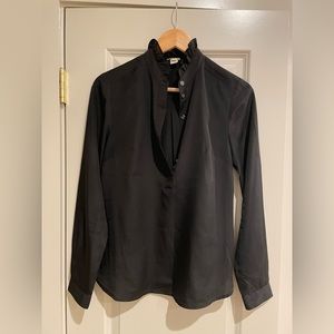 J. Crew Ruffle Neck Blouse